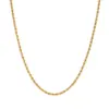 Wholesale PVD Coated Real Gold Plated 18K Gold Geometric 304 Stainless Steel Retro Waterproof Non Tarnish 304 Stainless Steel Necklace