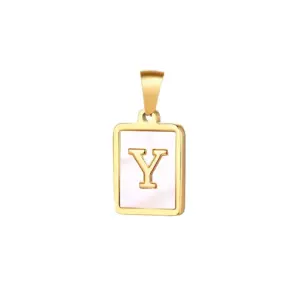Gold / Letter Y without Chain