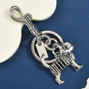 Creative guanlong bag pendant gilt silver