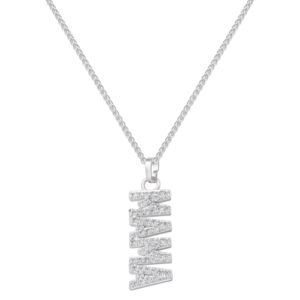 White gold necklace