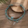 Wholesale Chain-shaped cactus bull head hat necklace