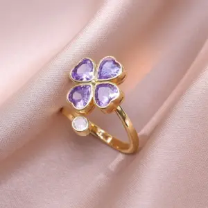 J0280 Purple Rotating Ring
