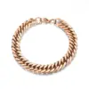 Wholesale Men's Bracelets Waves Lobster Stainless Steel Men's Chain Bracelets
