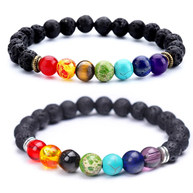 Wholesale Retro Geometric Natural Stone Beaded Bracelets 1 Piece
