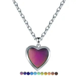 Mn3011 Heart-Shaped Matching Necklace