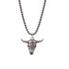 Wholesale European and American cross-border jewelry new cow head Elephant Men's necklace personalized creative design animal pendant clavicle chain
