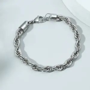 Wholesale Ethnic Style Geometric Titanium Steel Men's Men Cuff & Bangle