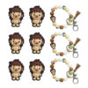 Wholesale Silicone Animal Focus Beads DIY Beadable Focus Beads