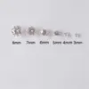 Wholesale 1 Pair Simple Style U Shape Plating Brass Zircon Ear Studs