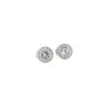 Wholesale PVD Coated Real Gold Plated Round Titanium Steel Elegant Waterproof Non Tarnish Ear Studs