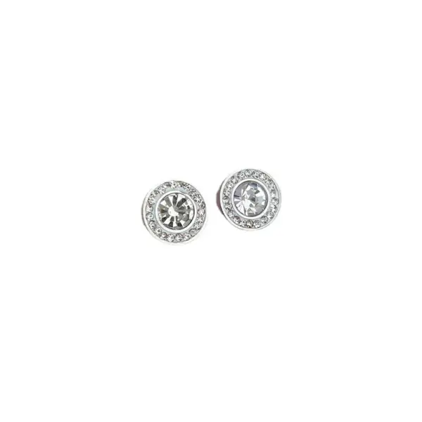 Wholesale PVD Coated Real Gold Plated Round Titanium Steel Elegant Waterproof Non Tarnish Ear Studs