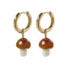 PVD Coated Real Gold Plated Geometric Stainless Steel Fashion Waterproof Non Tarnish Earrings