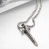 Wholesale Hip-Hop All-match Titanium Steel Diamond-encrusted Sword
