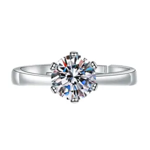 Classic Six-Claw Ring Tjz212 / Adjustable Opening
