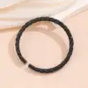 Wholesale 201 Stainless Steel Solid Color Vacuum Plating 18K Gold Plated 18K Gold Simple Style Box Chain Gold Silver Bracelets
