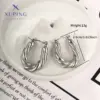 Wholesale 1 Pair Retro XUPING Simple Style Geometric Knot 304 Stainless Steel Earrings