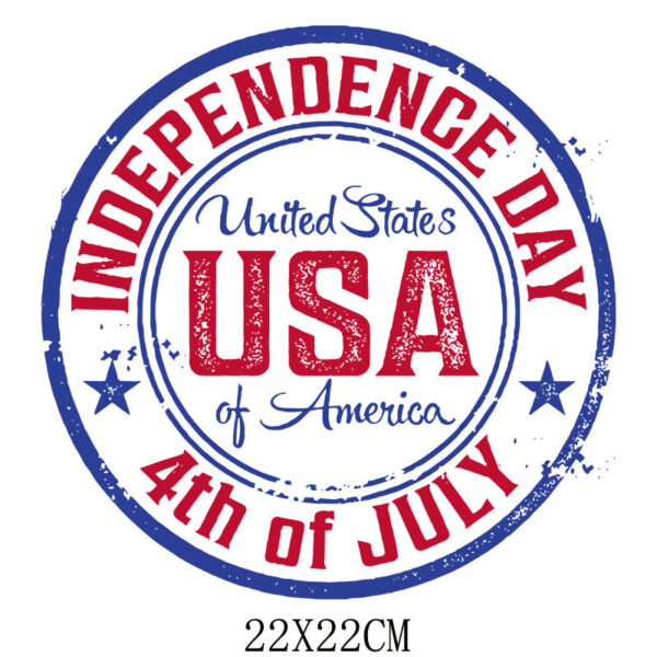 Wholesale Independence Day heat transfer printing