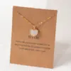 Stainless Steel 18K Gold Plated White Gold Plated Simple Style Plating Inlay Heart Shape Zircon Pendant Necklace
