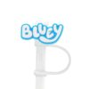 oly-8cbce33a1b67820ee8baa60f7ba88be8 Wholesale Cute Cartoon Brue Puppy Straw Cap Silicone Straw Dust Cover Party Decoration Personalized Drink Straw Stopper