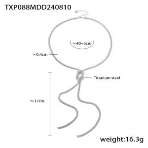 Txp088-Steel Necklace