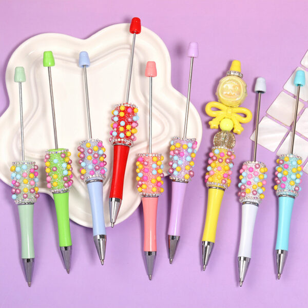 Wholesale Dopamine bubble ball fine glitter beaded pen