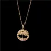Wholesale Fashion Flower Stainless Steel Copper Pendant Necklace In Bulk