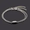Simple Style Geometric Titanium Steel No Inlaid Stainless Steel Bracelets In Bulk