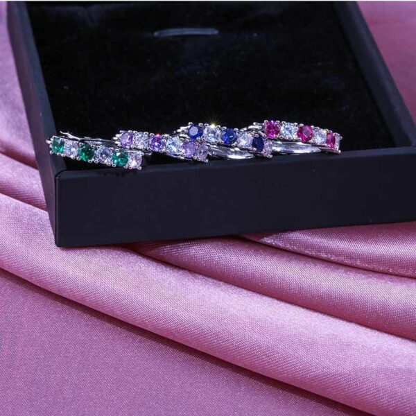 Wholesale Fashion Animal Copper Artificial Gemstones Earrings