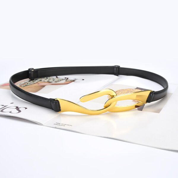 oly-8d19aac651f89bbc8836d1fd30a2d3a4 Wholesale Fashion Women's Belt Decorative Hook Buckle Korean Style All-match Belt with ess Punch-free Belt