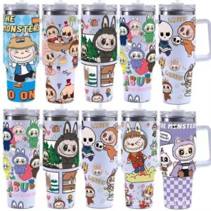 Wholesale Cartoon 40oz large capacity 304 stainless steel handle car c