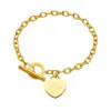 Wholesale Simple Style Classic Style Heart Shape 304 Stainless Steel Stainless Steel Bracelets In Bulk