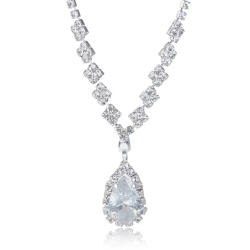 Wholesale Metal Water oplets Bridal Jewelry Sets