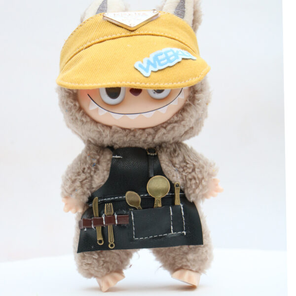 Wholesale 10cm Doll Ob11 Work Apron 17Cmlabubu Doll Decoration