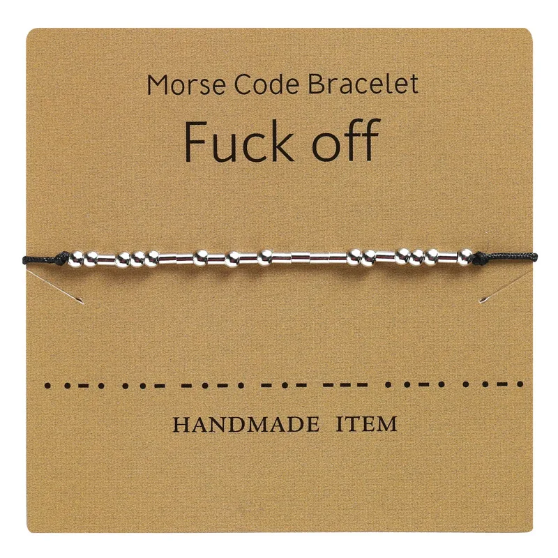 Wholesale Simple Style Letter Copper Knitting Bracelets 1 Piece