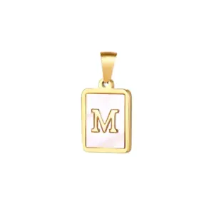Gold / Letter M without Chain