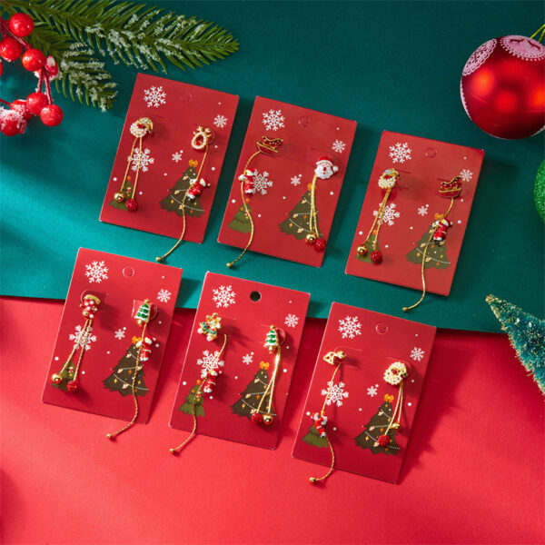 Wholesale Christmas Long Tassel Earrings