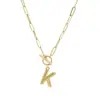 Wholesale Fashion Letter Titanium Steel Plating Pendant Necklace 1 Piece