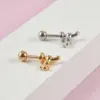 Wholesale PVD Coated 18K Gold Plated Faucet 304 Stainless Steel Resin Novelty Simple Style Waterproof Non Tarnish Ear Studs