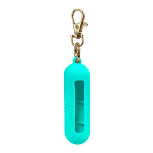 Protective case/capsule blue with metal clasp
