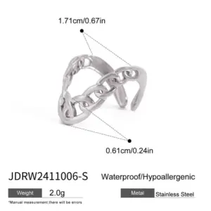 Silver / Average Size / 18#