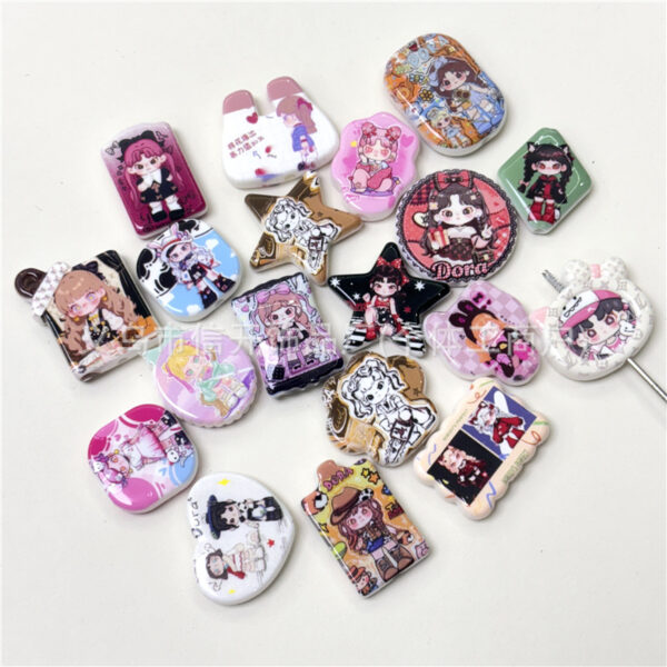 Wholesale Cartoon Print Irregular Beaded Pens Beads OLY Exclusive