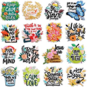 Wholesale Yirusu's Inspirational Embroidery Cloth Sticker Blessing You Singer Patch Decoration Motivational Chapter Letter Embroidery Label Ironing