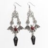 Wholesale European and American Retro Hip Hop Punk Gothic Style Bat Vampire Earrings Creative Fashion Niche Halloween Earrings