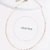 oly-8e1558d98ae8ef8d9fceadd33b610dac Wholesale 304 Stainless Steel Solid Color Electroplated Golden Plated Simple Style Necklace