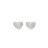 Wholesale 1 Pair Simple Style Water Droplets Waves Heart Shape Irregular Plating 304 Stainless Steel Ear Studs