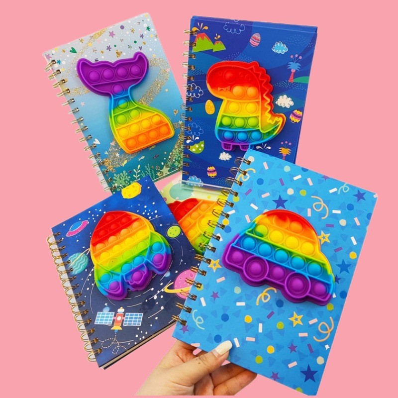 Wholesale cute cartoon coil notebook decompression notebook