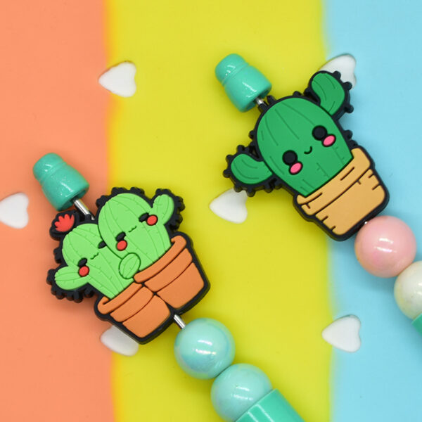 Wholesale Cartoon cactus plant beads