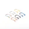 Fashion Geometric Stainless Steel Plating No Inlaid Nose Ring Nose Pin