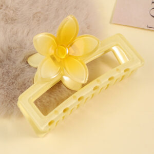 Square flower jelly yellow