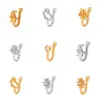 Nose Rings & Studs Retro Fashion U Shape Copper Zircon